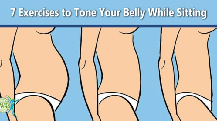 7 Exercises to Tone Your Belly While Sitting