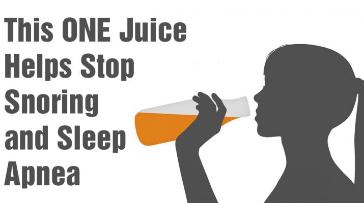 How to Stop Snoring and Sleep Apnea with One Simple Juice