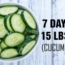 Drop 15lbs in One Week with the Cucumber Diet