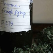 This Syrup Will Stop a Cough Dead in its Tracks – Ginger Thyme Cough Syrup