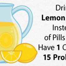 Lemon Water Will Help You Against These 15 Health Problems Naturally! Say Goodbye To Pills Forever!