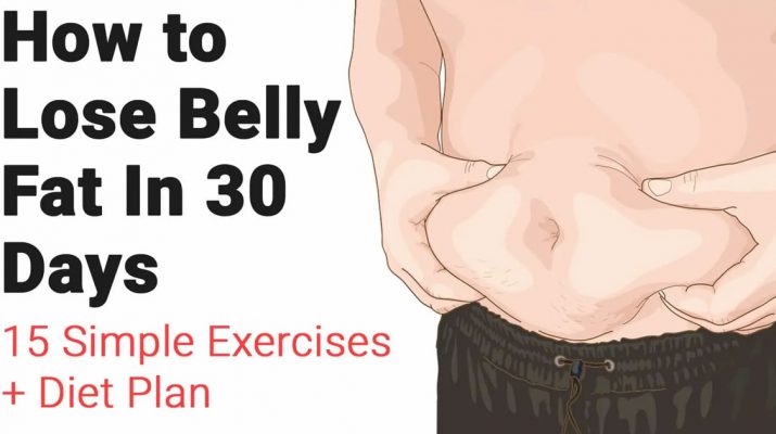 How-to-Lose-Belly-Fat-In-30-Days-(15-Simple-Exercises-+-Diet-Plan)