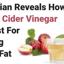 Dietician Reveals How Apple Cider Vinegar Is Best For Losing Belly Fat