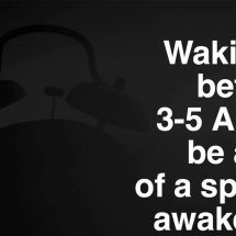 If You Wake Up At The Same Time Every Night, This May Be Why