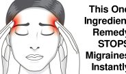 This ONE Ingredient Remedy STOPS Migraines Instantly